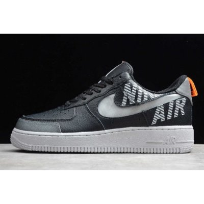 Nike Air Force 1 '07 Lv8 Low Under Construction Gri / Siyah Kaykay Ayakkabı Türkiye - BFPR3LUF